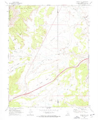 Walker Flat 1968 topographic map thumbnail