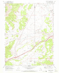 Walker Flat 1968 topographic map thumbnail