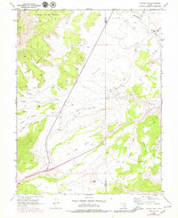 Walker Flat 1968 topographic map thumbnail