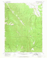 Wallsburg Ridge 1967 topographic map thumbnail
