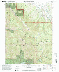 Wallsburg Ridge 1998 topographic map thumbnail