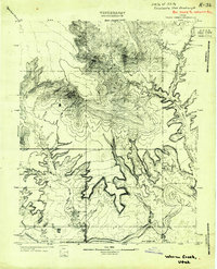 Warm Creek topographic map thumbnail