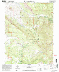 Warner Lake 2001 topographic map preview