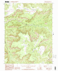 Warren Canyon 1985 topographic map thumbnail