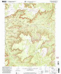 Warren Canyon 2001 topographic map thumbnail
