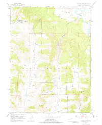 Warren Draw 1952 topographic map thumbnail