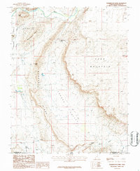 Washington Dome 1986 topographic map thumbnail