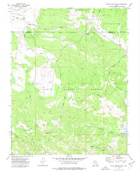 Water Canyon Peak 1972 topographic map preview