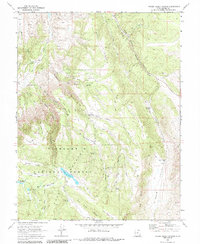Water Creek Canyon 1968 topographic map thumbnail