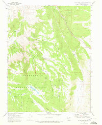 Water Creek Canyon 1968 topographic map preview