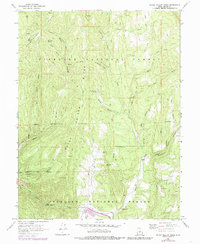 Water Hollow Ridge 1966 topographic map thumbnail