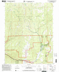 Water Hollow Ridge 2001 topographic map thumbnail