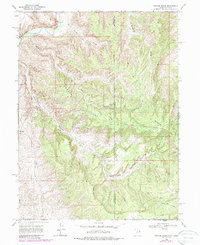 Weaver Ridge 1968 topographic map thumbnail