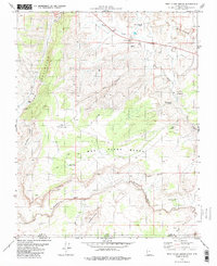 West Clark Bench 1981 topographic map thumbnail