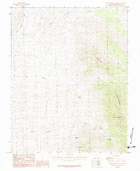 West Mountain Peak 1983 topographic map thumbnail