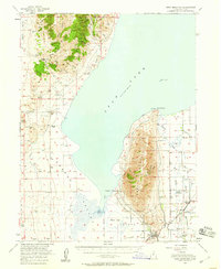 West Mountain 1950 topographic map thumbnail