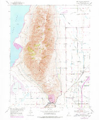 West Mountain 1950 topographic map thumbnail