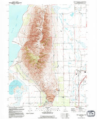West Mountain 1994 topographic map thumbnail