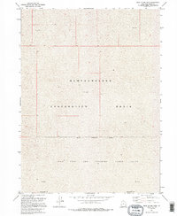 West of Big Pass 1991 topographic map thumbnail
