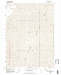 West of Miners Basin 1991 topographic map preview