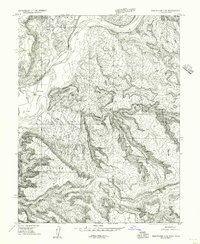 Westwater 4 SE topographic map thumbnail