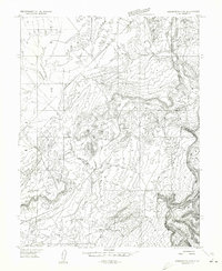 Westwater 4 SW topographic map thumbnail