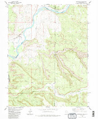Westwater 1985 topographic map thumbnail