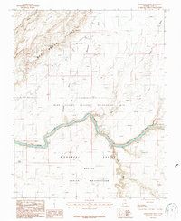Whirlwind Draw 1987 topographic map thumbnail
