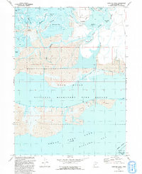 Whistler Canal 1991 topographic map thumbnail