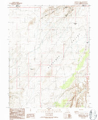 Whitbeck Knoll 1986 topographic map thumbnail