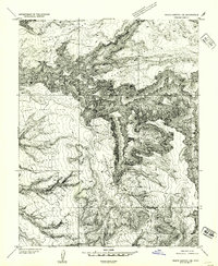 White Canyon 1 SE topographic map thumbnail