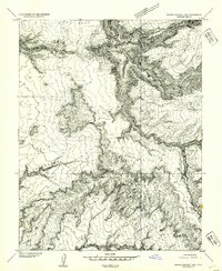 White Canyon 1 SW topographic map thumbnail