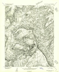 White Canyon 3 NW topographic map thumbnail