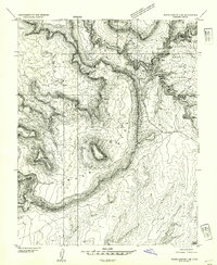White Canyon 4 SE topographic map thumbnail