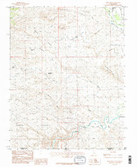 White Hills 1986 topographic map thumbnail