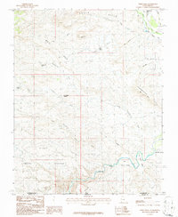 White Hills 1986 topographic map thumbnail