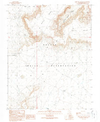 White Mesa Village SE 1989 topographic map thumbnail
