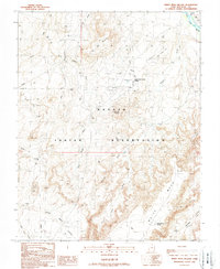 White Mesa Village 1989 topographic map thumbnail