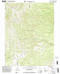White Pine Peak 2001 topographic map thumbnail