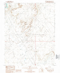 White Rock Point 1989 topographic map thumbnail