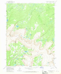 Whiterocks Lake 1963 topographic map thumbnail