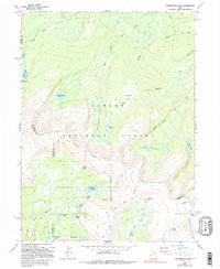 Whiterocks Lake 1990 topographic map thumbnail