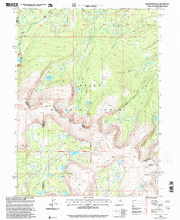 Whiterocks Lake 1996 topographic map thumbnail