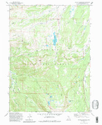 Whitney Reservoir 1972 topographic map thumbnail
