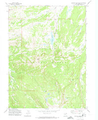 Whitney Reservoir 1972 topographic map thumbnail