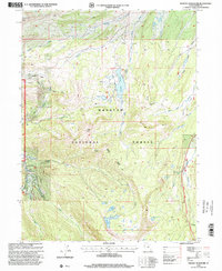 Whitney Reservoir 1998 topographic map thumbnail