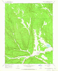 Wide Hollow Reservoir 1964 topographic map thumbnail