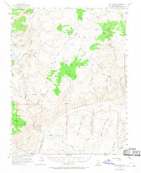 Wild Horse 1952 topographic map thumbnail