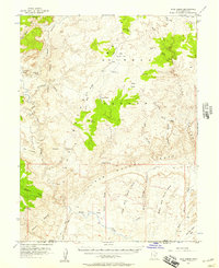 Wild Horse 1952 topographic map thumbnail
