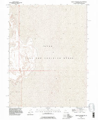 Wildcat Mountain NW 1993 topographic map thumbnail